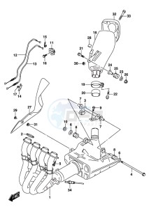 GSX-S1000F drawing MUFFLER