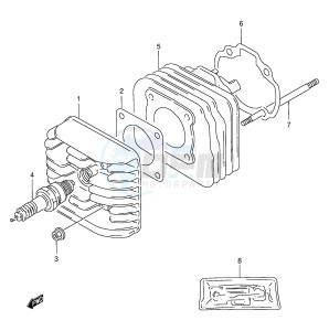 AE50 (E71) drawing CYLINDER