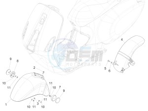 SPRINT 50 4T 3V E4-2020 (NAFTA) drawing Wheel housing - Mudguard