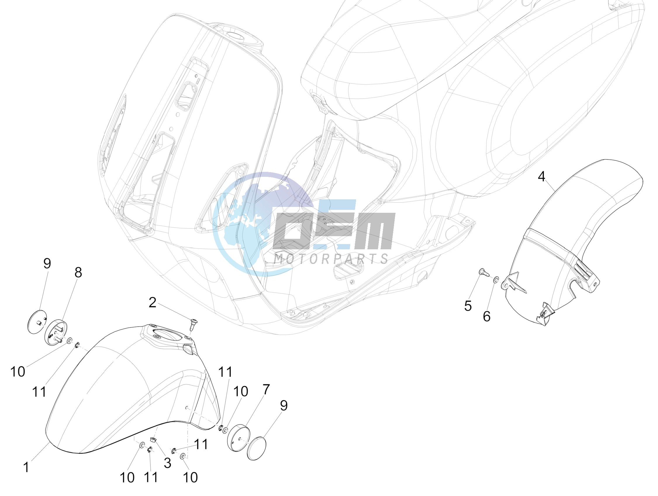 Wheel housing - Mudguard