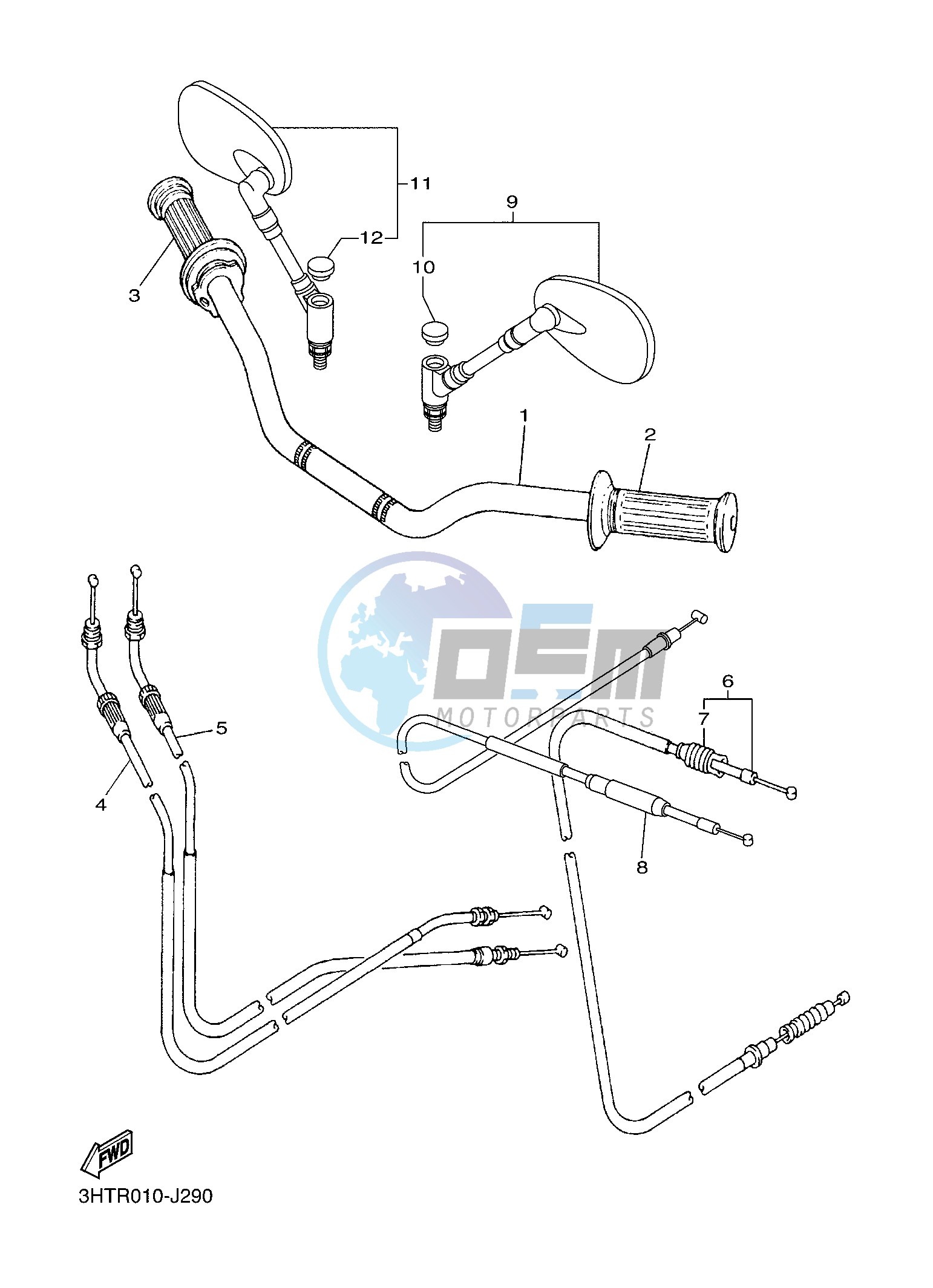 STEERING HANDLE & CABLE