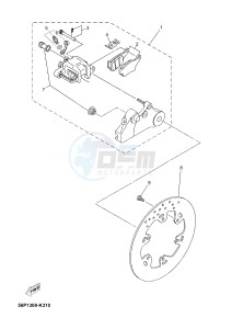 XT660ZA XT660Z ABS TENERE (2BE4 2BE4 2BE4) drawing REAR BRAKE