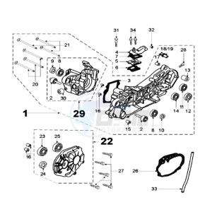 FIGHT E drawing CRANKCASE