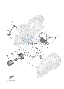 XP530D-A T-MAX DX (BC31) drawing OIL PUMP