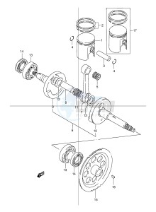 LT80 (P1) drawing CRANKSHAFT