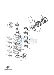 F115AETL drawing CRANKSHAFT--PISTON