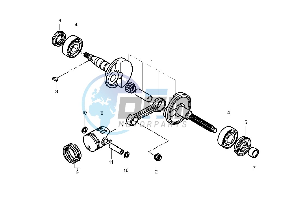 CRANKSHAFT PISTON