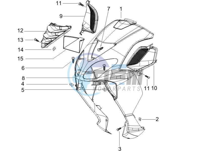 Front shield