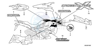 VFR1200XE CrossTourer - VFR1200X 2ED - (2ED) drawing MARK