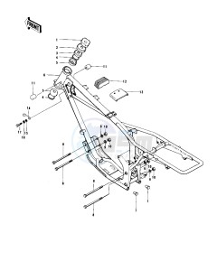 KD 100 M (M1-M4) drawing FRAME_FRAME FITTINGS