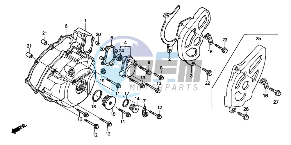 LEFT CRANKCASE COVER