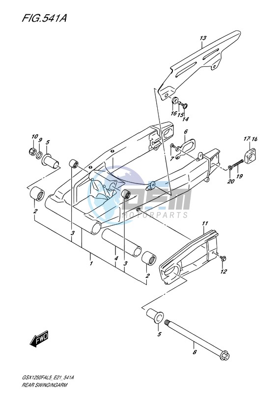 REAR SWINGINGARM