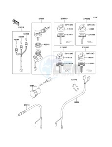 KVF 360 B [PRAIRIE 360] (B1-B3) [PRAIRIE 360] drawing IGNITION SWITCH