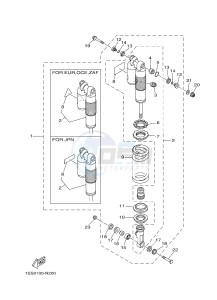 YZ250 (1SS9 1SSA 1SSB 1SSC 1SSC) drawing REAR SUSPENSION