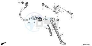 CBR1000RRC drawing STAND