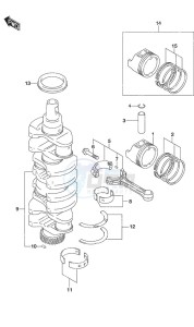 DF 140A drawing Crankshaft