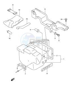 LT-F400 (E24) drawing REAR BOX