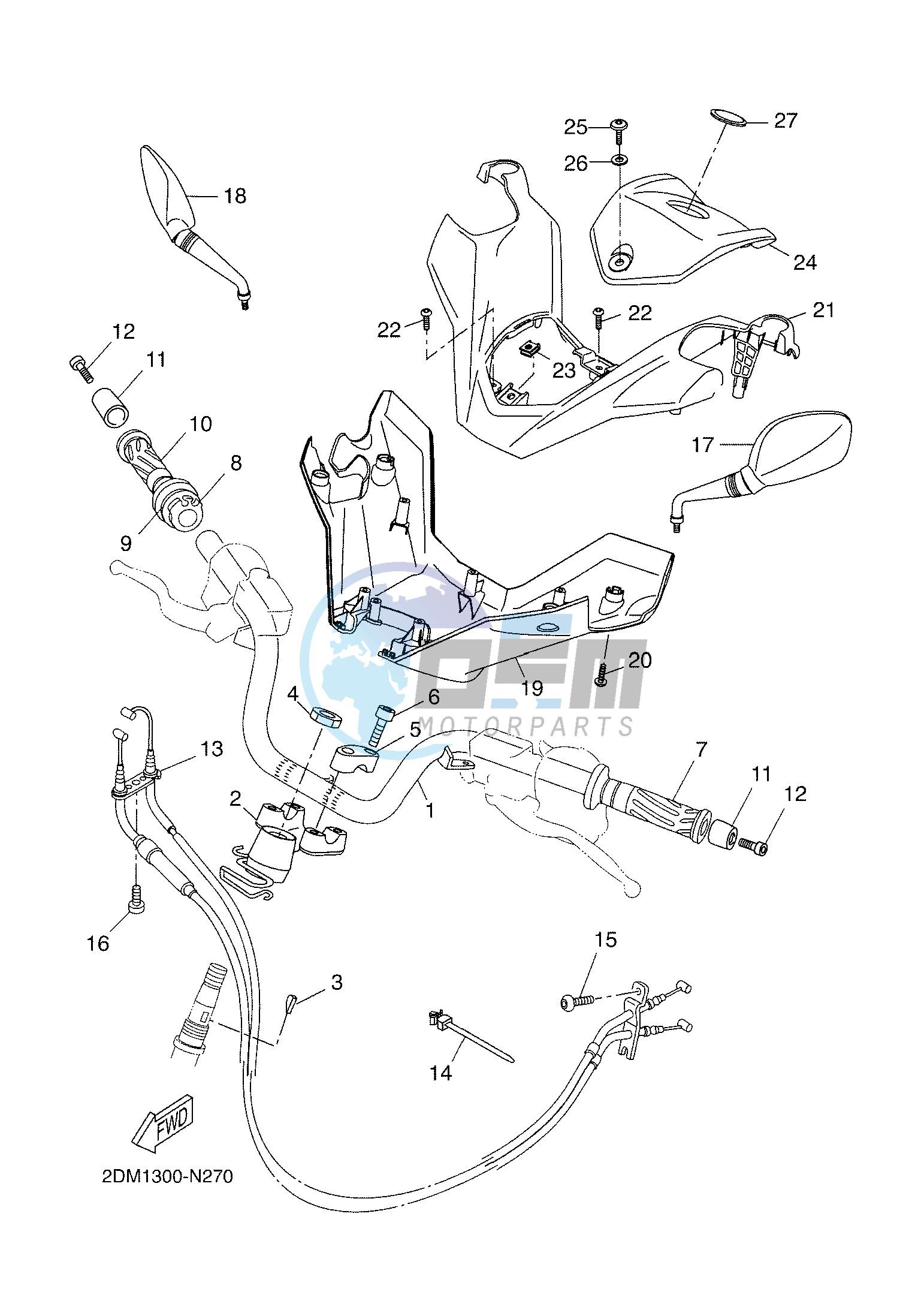 STEERING HANDLE & CABLE