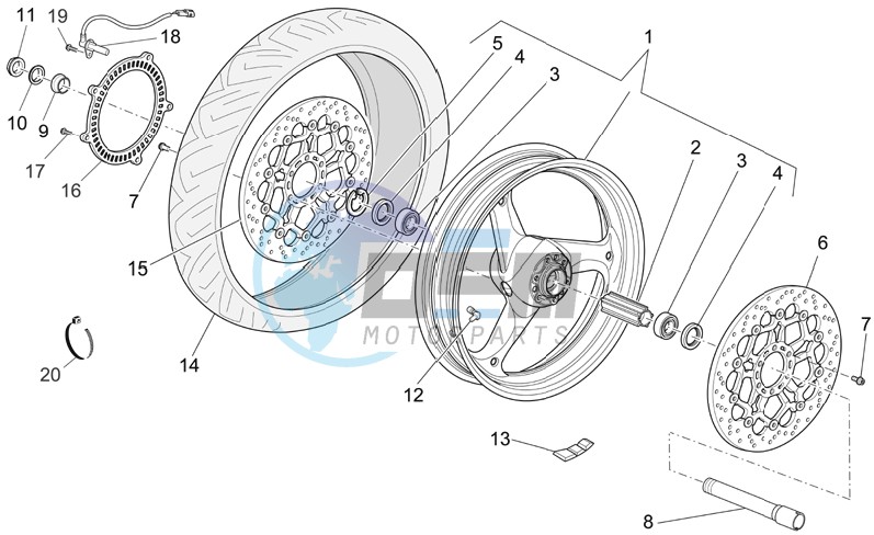 Front wheel