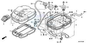 VFR800XD CrossRunner - VFR800X UK - (E) drawing AIR CLEANER