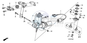 TRX420FPMA U / PS 4WD drawing STEERING SHAFT (EPS)