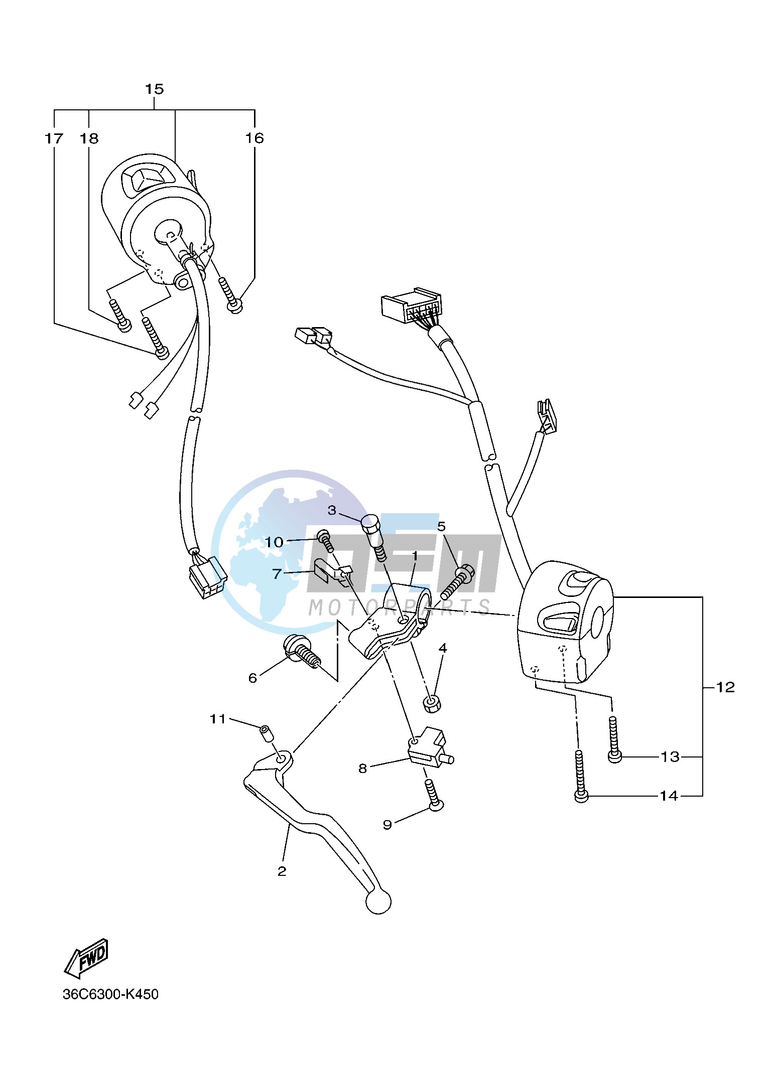 HANDLE SWITCH & LEVER