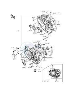 NINJA_250SL_ABS BX250BFSA XX (EU ME A(FRICA) drawing Crankcase