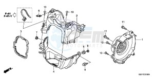 NSC50T2F NSC50T2 UK - (E) drawing SHROUD/ FAN COVER