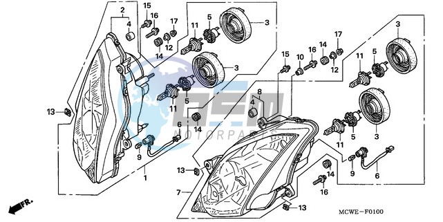 HEADLIGHT (E,ED,EK,F)