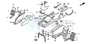 GL1500SE GOLDWING SE drawing SHELTER