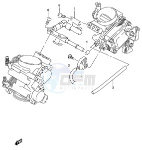 DL1000 (E2) V-Strom drawing FUEL DELIVERY PIPE