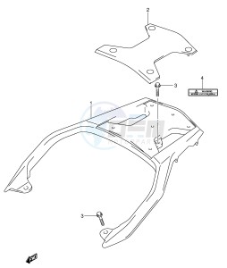 DL1000 (E2) V-Strom drawing CARRIER