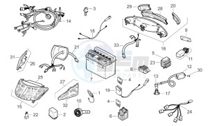 SR 50 Air (Horizontal cylinder) drawing Electrical system