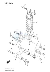 GSX-S 1000 drawing REAR CUSHION LEVER