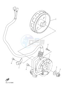 YZ450F (B118 B119 B11A B11B) drawing GENERATOR