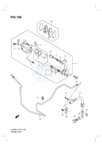 UH200G BURGMAN EU drawing REAR CALIPER