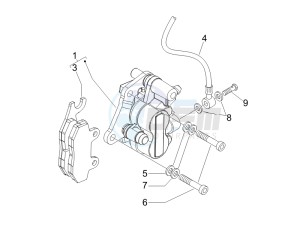 Stalker 50 drawing Brakes hose  - Calipers