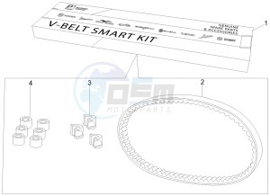 Typhoon 125 4T 2V E3 (NAFTA) drawing Transmission kit