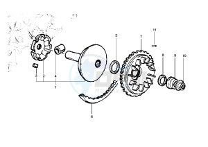 ET4 125-150 drawing Driving pulley