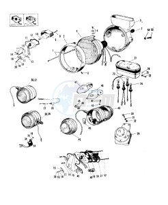 A1 250 SAMURAI drawing HEADLIGHT_TAILLIGHT_METERS  1