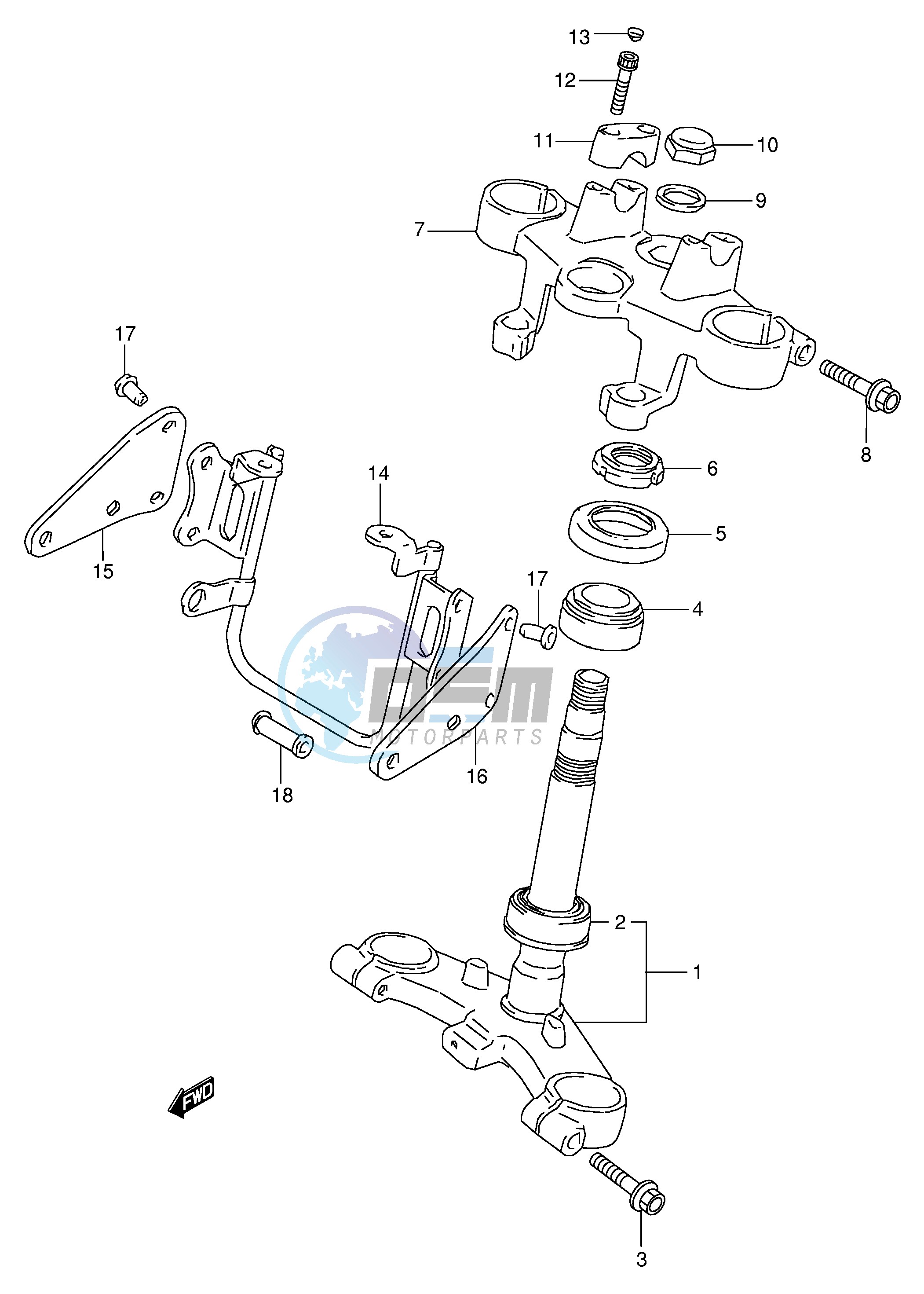 FRONT FORK BRACKET