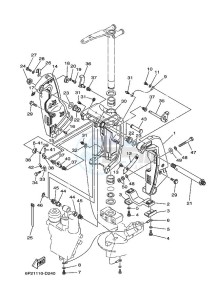 F250BETX drawing FRONT-FAIRING-BRACKET