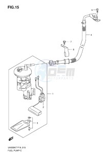 UH200 BURGMAN EU-UK drawing FUEL PUMP