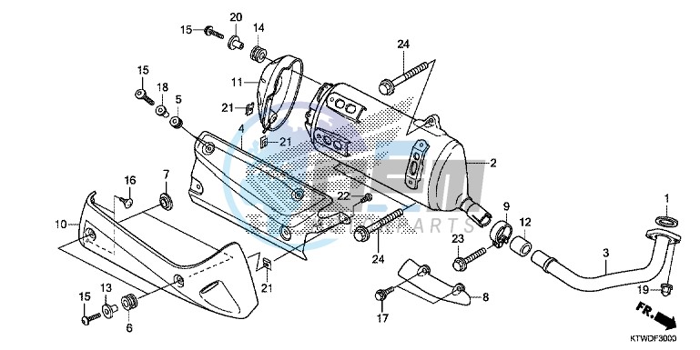 EXHAUST MUFFLER