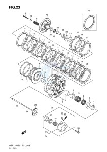 GSF-1250S ABS BANDIT EU drawing CLUTCH