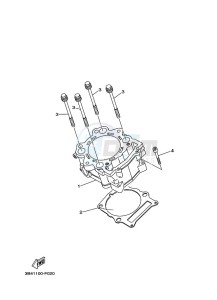 YFM700FWAD GRIZZLY 700 EPS (BDEA) drawing CYLINDER