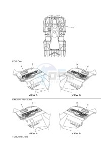 YFM450FWA YFM450DE GRIZZLY 450 IRS (1CUL 1CUM 1CUN) drawing GRAPHICS