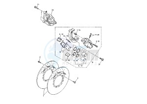 XJ N 600 drawing FRONT BRAKE CALIPER