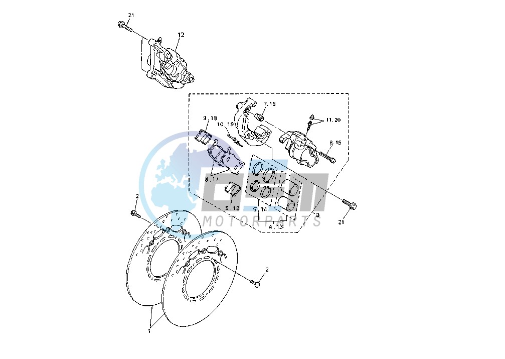 FRONT BRAKE CALIPER