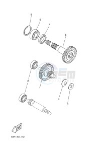 CS50 JOG R (2ADF 2ADF) drawing TRANSMISSION